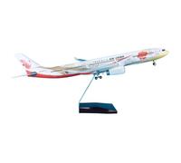 modello aereo For il modello di aereo di linea da 47 cm A330-200, modello di aereo in lega di metallo viola oro, modello di aereo in metallo pressofuso 1/100 modello di aereo di linea