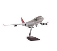 modello aereo For il modello di aereo in lega Boeing 747 della Northwest Airlines da 47 cm con luci e ruote, modello in scala 1/100, aeroplano pressofuso modello di aereo di linea(Withlight)