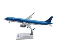 modello aereo For la collezione Alloy Airplane Model Korea A321neo Metal Airplane Model Kit modello di aereo in metallo pressofuso in scala 1/400 modello di aereo di linea