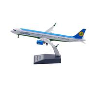 modello aereo For l'Uzbekistan Aviation Modello di aereo A321 Modello di aereo in lega di metallo Scala 1/200 Collezione di aeroplani in miniatura modello di aereo di linea