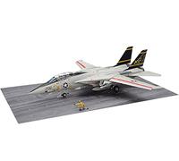 Tamiya Kit plastico Grumman F-14A Tomcat Set lancio da portaerei Scala 1/48 61122 Nuovo