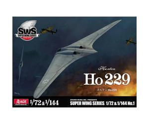Modello Aereo Horten Ho 229 1/72 E 1/144 |Zoukei-Mura|Sws7201-144| 1:72 E 1:14