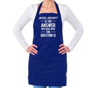 Modello Aereo Is The Answer Unisex Grembiule - Die Cast - Hobbie - Aereo - Geek