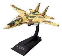 modello aereo Kit modello di aereo in lega di metallo e plastica pressofusa for aereo da caccia F-14A TOMCAT dell'aeronautica militare in scala 1/100 modello di aereo di linea