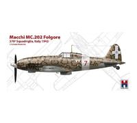 Modello Aereo Macchi Mc.202 Folgore 370 Squadriglia, Italia 1943 Hobby 2000 7200