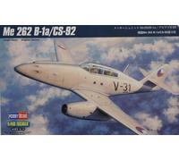 Modello Aereo Me 262 B-1A/Cs-92 Hobby Boss 80380 1/48 Modello Carro Promo