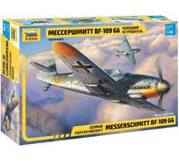 Modello Aereo Messerschmitt Bf-109 G6 Caccia Tedesco |Zvezda|4816| 1:4
