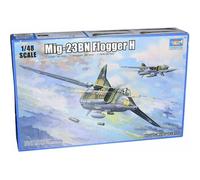Modello Aereo MIG-23BN Flogger H Trumpeter 05801 1/48 Modello Carro Promo