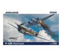 Modello Aereo P-40E Warhawk Weekend Edition |EDUARD|84207| 1:48 Modello Carro P