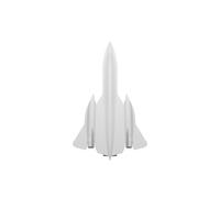 Modello Aereo Scala Lockheed SR-71 Blackbird 1:125 con Base Espositiva Decoro