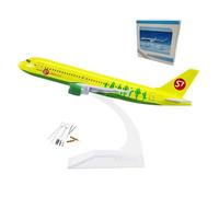 Modello aereo Siberia 320 pressofuso in scala 1/400 con supporto espositore in lega con kit di strumenti for la pulizia delle punte da 10 pezzi for appassionati aviazione collezione