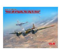 Modello Aereo "Sopra Tutta La Spagna, Il Cielo È Sereno" Icm Ds7202 1/72 Modello