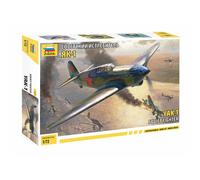 Modello Aereo Yak-1 Cacciatore Sovietico |ZVEZDA|7327| 1:72 Modello Carro Promo