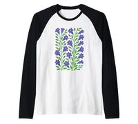 Modello africano del Sud Africa del fiore di Jacaranda Maglia con Maniche Raglan