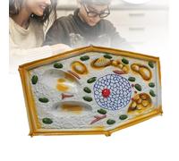 Modello anatomico della cellula vegetale - Modello di struttura cellulare con esemplari microscopici - Strumento didattico di biologia ingrandito, ideale per l'istruzione nelle scuole medie