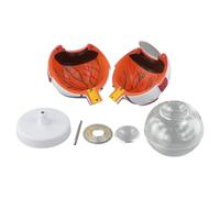 Modello anatomico dell'occhio per l'educazione scientifica ingrandito 6X - Formazione umana con strutture oculari staccabili Gadget in PVC per insegnamento oftalmologia apprendimento degli studenti