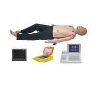 Modello Anatomico Multifunzione per Primo Soccorso, Simulatore Addestramento CPR con Schermo Touch 8", Regalo per Studente Medicina, Corpo Umano Completo con Funzioni Realistiche