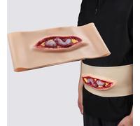 Modello Anatomico Per L'addestramento Alla Cura Delle Ferite Addominali, Modello Anatomico Di Ferita, Addestratore Per Il Tamponamento Delle Ferite, Addestramento Alla Sutura Delle Ferite, Indossabile