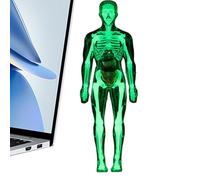 Modello Anatomico Umano - Anatomico Interattivo Realistico,Figura Interattiva Educativa Scheletro Giocattolo Pedagogico per Studio Scuola Casa Apprendimento