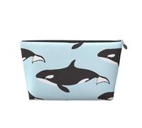 Modello animale balena, Borsa da toilette Borsa per trucco Borsa per cosmetici Borsa da toilette da viaggio portatile