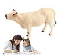 Modello animale di statuetta di bestiame - Giocattolo realistico della fattoria della figura del bestiame,Collezione di figurine di bestiame, modello animale, regali di compleanno, riempimento di