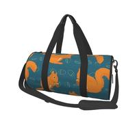 Modello animale simpatico scoiattolo, Borsone da viaggio di grande capacità Borsa rotonda Borsa da viaggio sportiva Borsa da viaggio Borsa da fitness