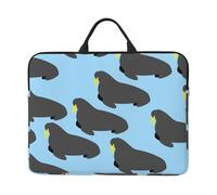 Modello animale tricheco, Custodia per laptop da 14 pollici, borsa per notebook, custodia per laptop, valigetta con maniglia