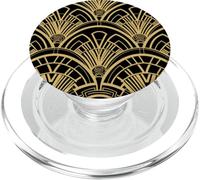 Modello Art Deco nero e oro PopSockets PopGrip per MagSafe