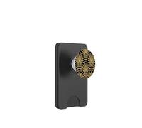 Modello Art Deco nero e oro PopSockets PopWallet per MagSafe