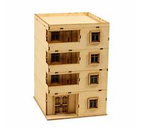 Modello Artettonico in Legno, Edificio in affitto #6/Finito | Materiale in legno, Modellino edificio, Per progetti scolastici, Per collezionisti modelli