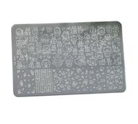 Modello artistico a tema orso facile da usare in acciaio inossidabile per ragazze accessori per ragazze strumenti per la decorazione delle unghie