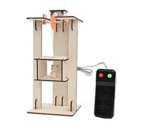 Modello Ascensore Elettrico Esperimento Fisica Meccanica Sollevamento | Set Di Puzzle Pratici, Materiale Didattico Educativo STEAM For La Fiera Della Scienza In Aula E In Casa