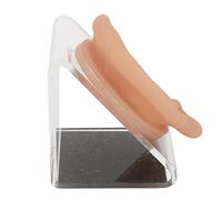 Modello Auricolare in Silicone con Supporto per il Display per la Pratica 'agopuntura e il Perforazione Piercing-orecchio Simulato Morbido, Flessibile e Adatto Alla Pelle