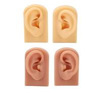 Modello auricolare in silicone Reusibile Agopuntura 3D PRATICA MODELLO 2 Coppie adatte per la formazione di principianti