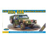 Modello Auto 0,5t Camion Leggero 4x4 Iltis Con Kit Missione Medica |ACE|35103