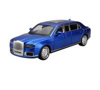 Modello Auto 1 24 Per Aurus Senat Auto Di Lusso In Lega Di Metallo Pressofuso Modello Di Auto Ornamenti Di Simulazione Di Auto Auto In Miniatura(Blu)