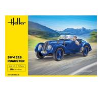 Modello Auto BMW 328 Roadster |HELLER|80701| 1:24 Modello Char Promo