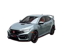 Modello Auto Completamente Aperta In Lega In Scala 1/18 Per Honda Civic TYPE-R FK8, Esposizione Statica Regalo Per Le Feste Giocattoli Metal Vehicles non RC(verde)