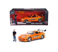 Modello auto Fast & Furious Toyota Supra 1/24 con figurina