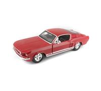 Modello auto Ford Mustang GT 1967 1:24 rosso