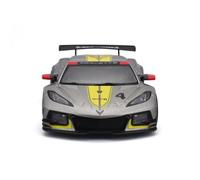 modello auto in metallo 1:24 BBurago Corvette C8.R 2020 da corsa giallo