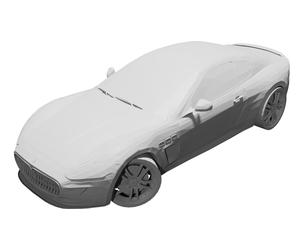 Modello Auto Maserati GranTurismo Replica Esposizione Stampato 3D