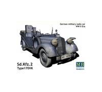 Modello Auto Sd.Kfz. 2 Tipo 170vk Auto Radio Militare Tedesca |Master Box|3531