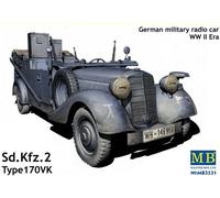 Modello Auto Sd.Kfz. 2 Tipo 170vk Auto Radio Militare Tedesca |Master Box|3531