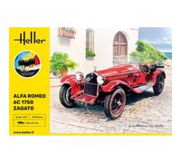 Heller 56715 - 1:24 Starter Kit Alfa Romeo 6C 1750 Zagato - Nuovo