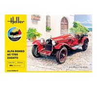 Modello Auto Starter Kit Alfa Romeo 6C 1750 Zagato |HELLER|56715| 1:24 Modello