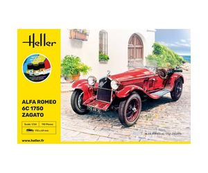 Modello Auto Starter Kit Alfa Romeo 6C 1750 Zagato |HELLER|56715| 1:24 Modello