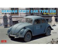 Modello Auto Tedesca Staff Car Tipo 82E Rye Field Modello 5023 1/35