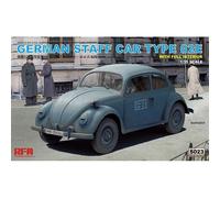 Modello Auto Tedesca Staff Car Tipo 82E Rye Field Modello 5023 1/35