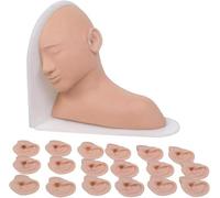 Modello avanzato for esame dell'orecchio, modello anatomico for l'ispezione e il trattamento delle lesioni dell'orecchio for allenamento multifunzionale, modelli didattici